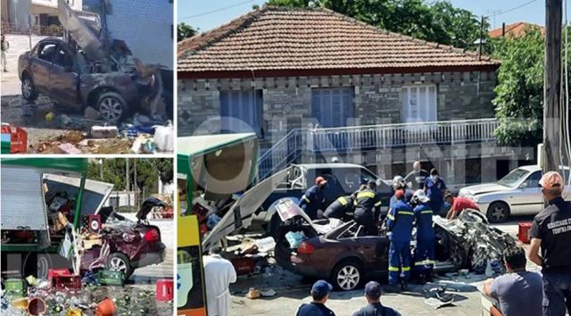 Τραγωδία στην Καβάλα: Αυτοκίνητο έπεσε σε πεζό και οχήματα - Τρεις νεκροί