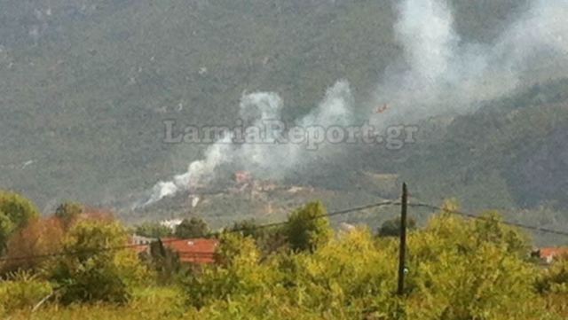 Πυρκαγιά στην Καρυά Καμένων Βούρλων - Μεγάλη κινητοποίηση της Πυροσβεστικής