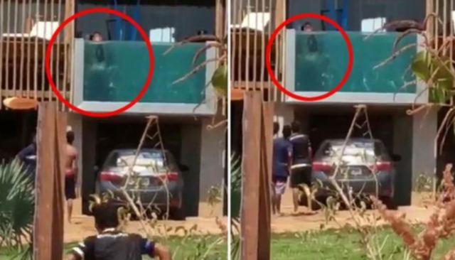 Σάλος με ζευγάρι που κάνει σεξ σε διάφανη πισίνα και ο κόσμος παρακολουθεί και τραβά βίντεο