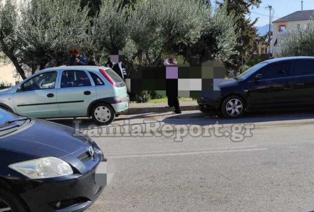 Λαμία: Καραμπόλα τριών οχημάτων στα φανάρια