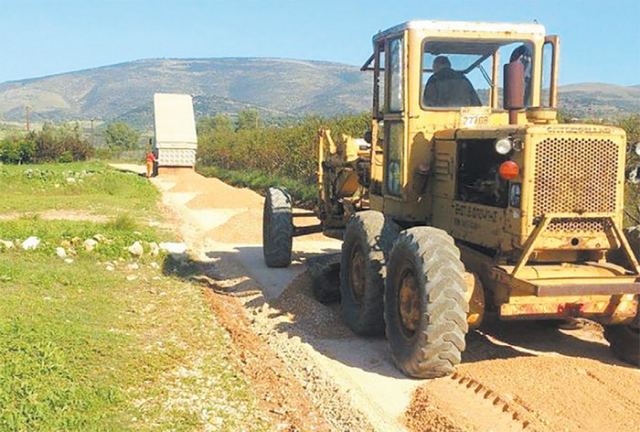 Έργο αγροτικής οδοποιίας στο Δήμο Διστόμου Αράχωβας Αντίκυρας