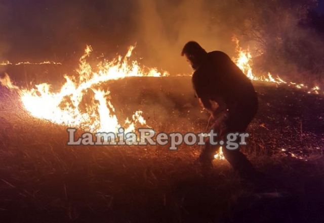 Στόχος εμπρηστών το Αυλάκι Στυλίδας; - Δείτε εικόνες!