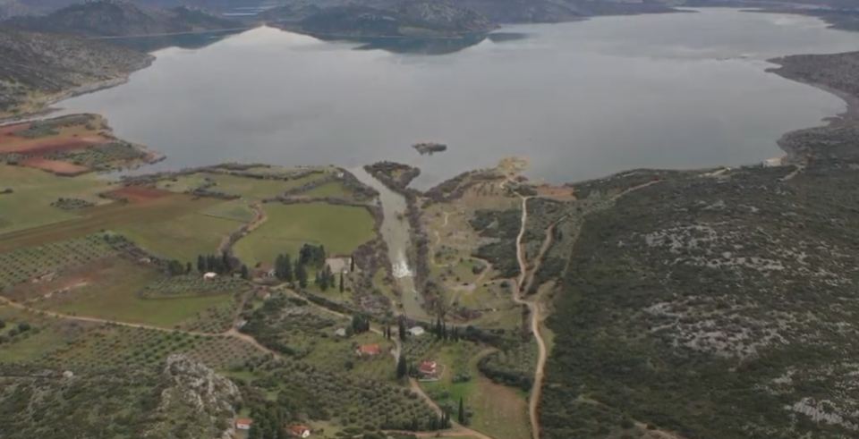 Ανέβηκε και πάλι η στάθμη της Υλίκης - ΒΙΝΤΕΟ