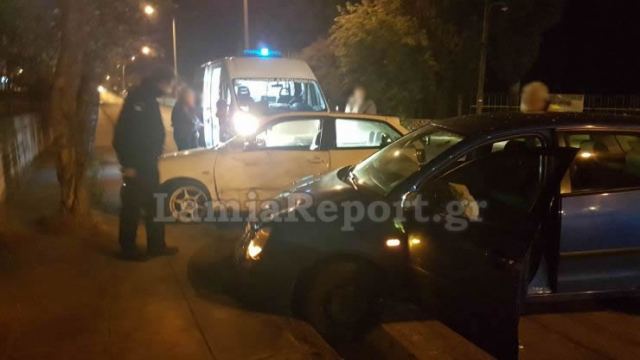 Λαμία: Συγκρούστηκαν και κατέληξαν στο αντίθετο ρεύμα - ΦΩΤΟ