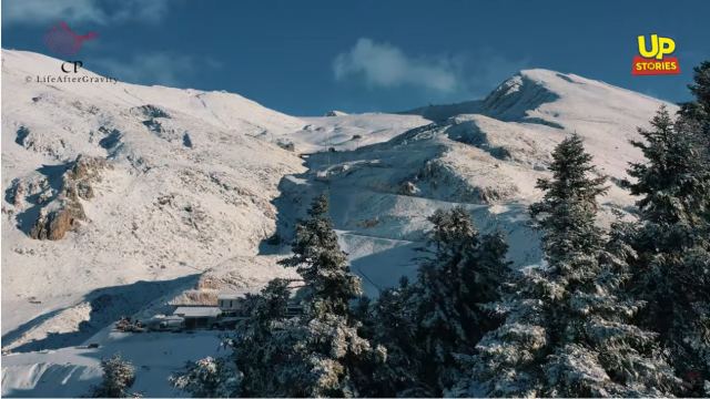 Παρνασσός: Τα πρώτα χιόνια UP'ο ψηλά - ΒΙΝΤΕΟ