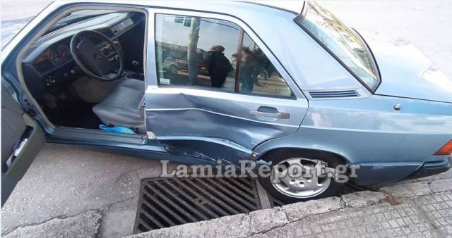 Λαμία: Τροχαίο σε διασταύρωση