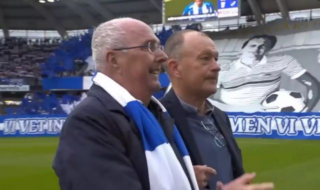 Ο Σβεν Γκόραν Έρικσον δάκρυσε και αποθεώθηκε στην επιστροφή του στην Γκέτεμποργκ