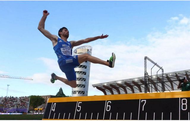 Τεντόγλου: Πρωτιά με άλμα ρεκόρ για τον Έλληνα Ολυμπιονίκη
