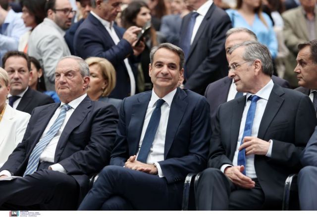 Μήνυμα στήριξης στην κυβέρνηση από Καραμανλή και Σαμαρά - «Η παράταξη που μπορεί να εγγυηθεί σταθερότητα»