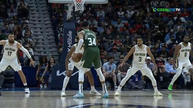 Γιάννης Αντετκούνμπο: Επιθετικό κρεσέντο και double-double στο Πέλικανς – Μπακς