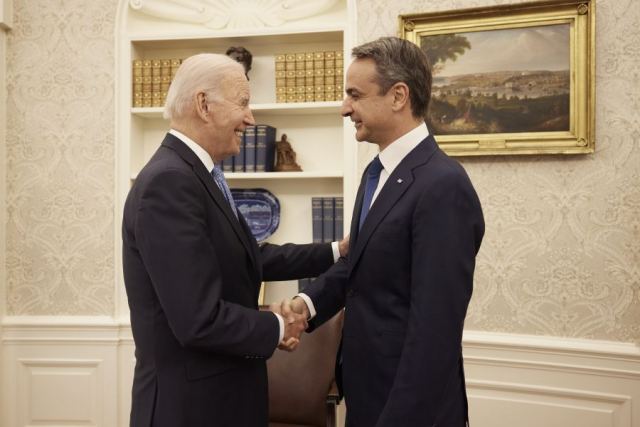 Μητσοτάκης - Μπάιντεν στο Λευκό Οίκο - «Οι σχέσεις μας καλύτερες από ποτέ»