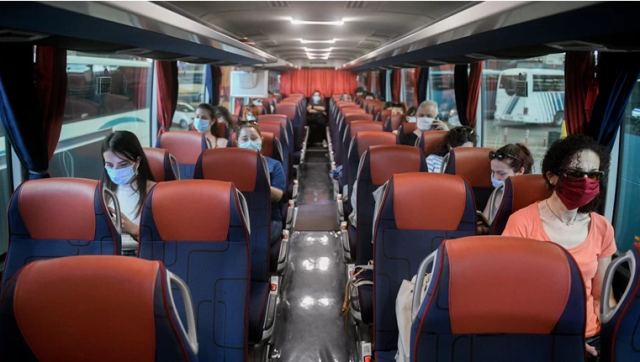 Απίστευτο: Γέννησε μέσα στο λεωφορείο του ΚΤΕΛ Κέρκυρας στα διόδια Κιάτου