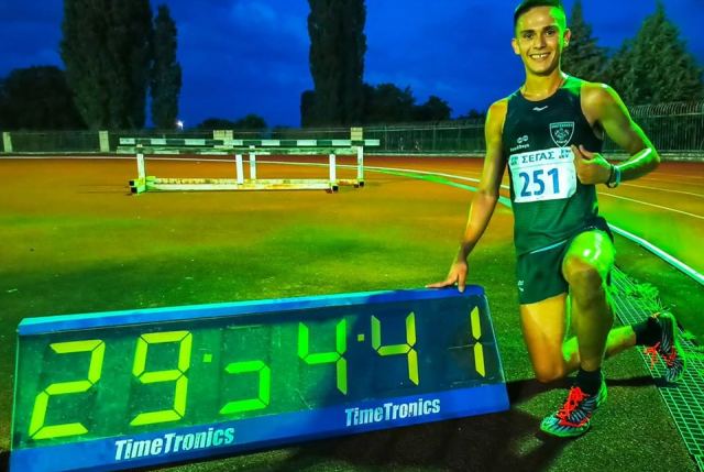 Πανελληνιονίκης με πολύ καλή επίδοση ο Λαμιώτης Μάριος Αναγνώστου