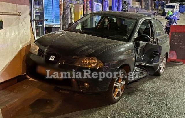 Λαμία: Τροχαίο με τραυματισμό στον κόμβο της «Άνοιξης» - ΦΩΤΟ