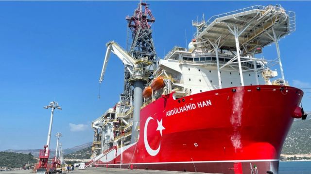 Η Άγκυρα βγάζει στη Μεσόγειο το γεωτρύπανο «Abdulhamid Han» στις 9 Αυγούστου