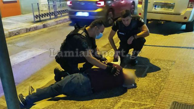 Λαμία: Ευτυχώς ήταν κοντά οι αστυνομικοί της ΔΙ.ΑΣ.