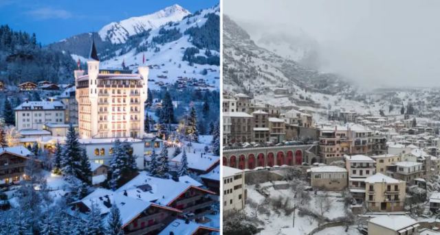 Γκστάαντ vs Aράχωβα: Εσώκλειστοι στα σαλέ με επιτραπέζια στις Άλπεις, λαϊκά πανηγύρια στον Παρνασσό