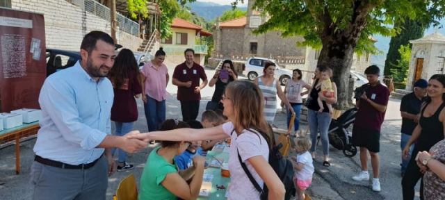 Στα ορεινά χωριά των Αγράφων ο Φάνης Σπανός