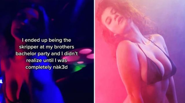 Η στρίπερ που χόρεψε γυμνή στο μπάτσελορ του αδερφού της και δίχασε