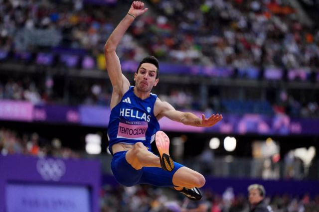 Σε εξέλιξη ο τελικός του μήκους - Πρώτος με άλμα στα 8,48μ ο Μίλτος Τεντόγλου
