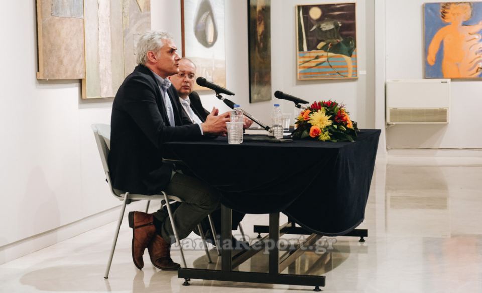 Ο Στέφανος Δάνδολος παρουσίασε στη Λαμία την «Ιστορία χωρίς όνομα»