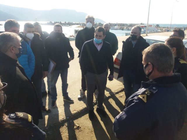 Επίσκεψη Σπανού στους Δήμους Καρύστου και Κύμης - Αλιβερίου