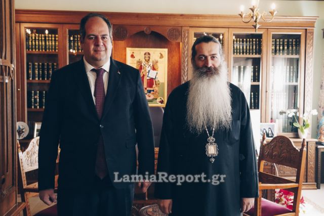 Επίσκεψη του Πρέσβη της Παλαιστίνης στο Μητροπολίτη Φθιώτιδας (ΒΙΝΤΕΟ)