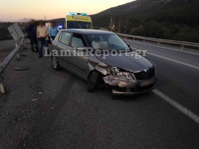 Τροχαίο στις Θερμοπύλες...