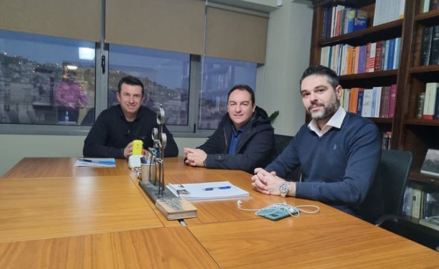 Συνάντηση Σαρακιώτη με τον Πρόεδρο και τον Αντιπρόεδρο της Π.Ο.Λ.