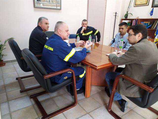 Με τους δημάρχους ο Διοικητής Πυροσβεστικών Υπηρεσιών Φθιώτιδας