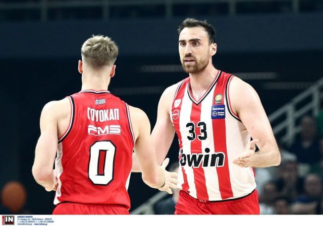 Παναθηναϊκός - Ολυμπιακός 84-89: «Άλωσαν» το ΟΑΚΑ και έκαναν το μπρέικ στους τελικούς οι Πειραιώτες