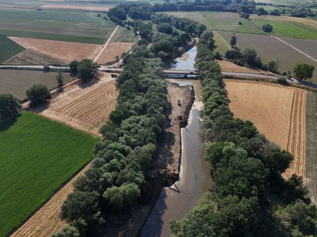 Εργασίες στο Σπερχειό ποταμό από την Περιφέρεια (ΦΩΤΟ)