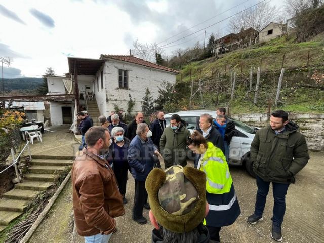 Τι έφερε η επίσκεψη Σπανού στις πληγείσες περιοχές του Δήμου Μακρακώμης