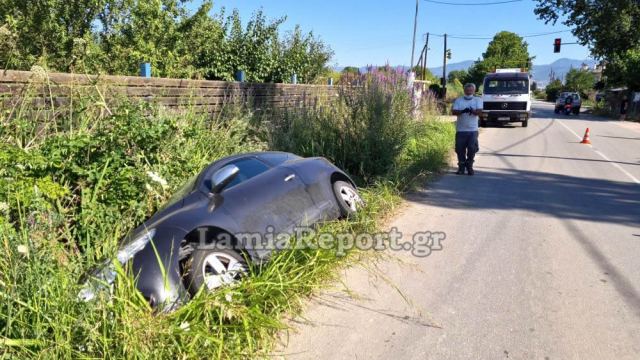 Λαμία: Έπεσε στη σούδα τα ξημερώματα - ΦΩΤΟ