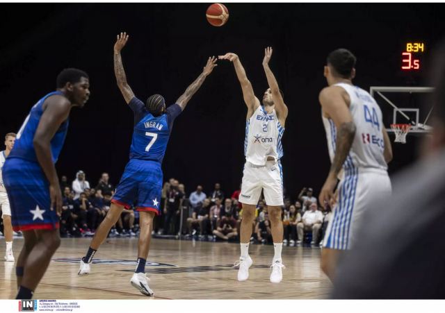 HΠΑ – Ελλάδα 108-86: Κακή εμφάνιση και βαριά ήττα για την Εθνική ομάδα