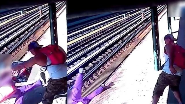 Αδιανόητο περιστατικό βίας στο μετρό της Νέας Υόρκης: Κάμερες κατέγραψαν άνδρα να πετά γυναίκα στις ράγες