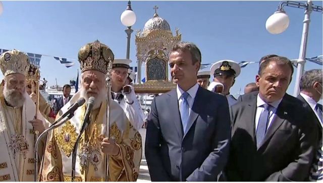 Μητσοτάκης από Τήνο: Θα σταθούμε στο πλευρό όσων έχουν ανάγκη -Μεγάλο ζητούμενο η ενότητα