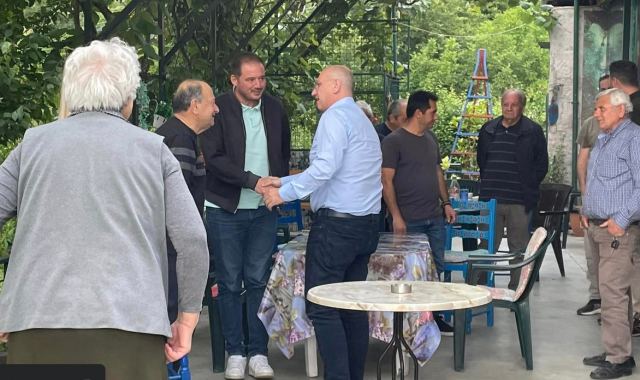 Ξεκίνησε επισκέψεις στα χωριά ο Γιάννης Οικονόμου