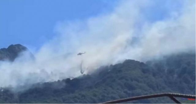 Περιορίστηκε έπειτα από πολύωρη μάχη η μεγάλη φωτιά στη Σαμοθράκη - Βίντεο από το πύρινο μέτωπο