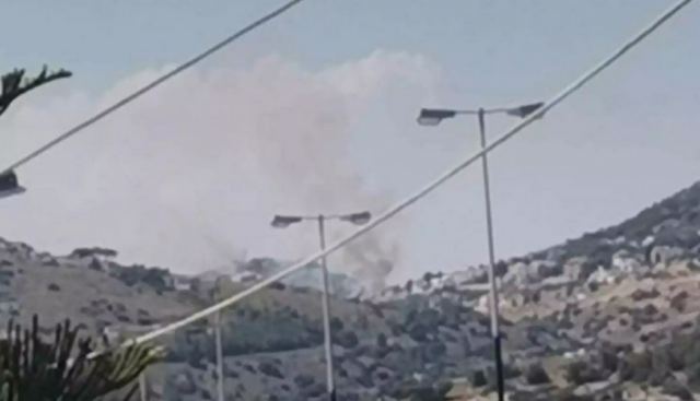 Μεγάλη φωτιά στην Κερατέα - Σηκώθηκαν αεροσκάφη