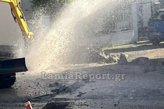 Λαμία: Το «νέο» συντριβάνι στη νότια πλευρά της πόλης - ΒΙΝΤΕΟ