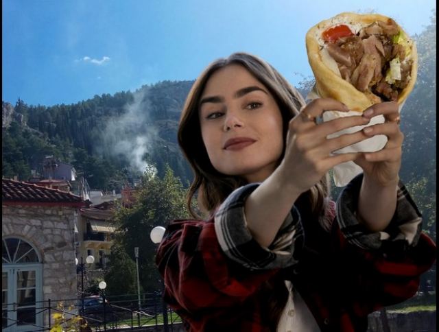 Netflix: Η Emily in Paris τρώει σουβλάκια στη Λιβαδειά και πίνει τσίπουρα στο Βόλο