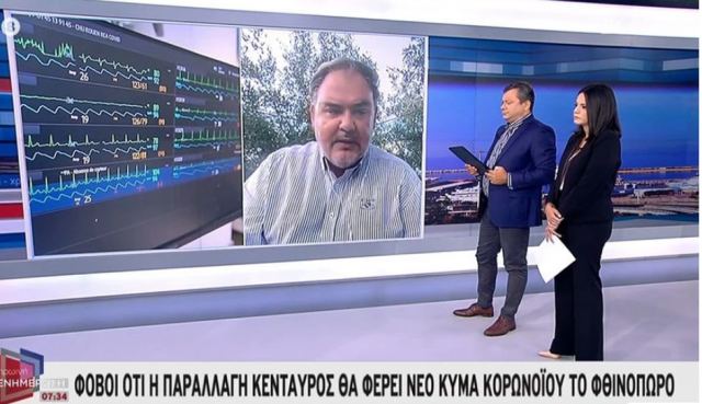 Κορωνοϊός - Σαρηγιάννης: Ακόμα και μέσα στον Αύγουστο η εμφάνιση της «Κένταυρος» στην Ελλάδα