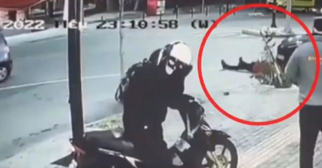 Βίντεο ντοκουμέντο από τροχαίο αστυνομικού - «Καρφώθηκε» σε ΙΧ και εκσφενδονίστηκε στα 10 μέτρα