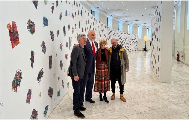 Ο καλλιτέχνης Έντι Ράμα - Η έκθεση «Improvisations» με τα έργα του στο Ζάππειο Μέγαρο (φωτογραφίες)