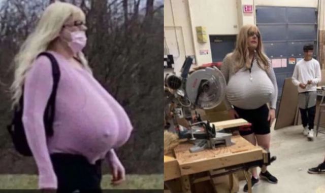 Σχολείο υπερασπίζεται τα «δικαιώματα» τρανς καθηγήτριας με τεράστια προσθετικά στήθη