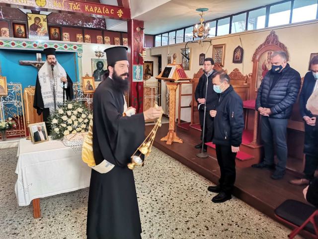 Αρχιερατικό μνημόσυνο στο Εκκλησιαστικό Σχολείο για τον Κώστα Αργυρόπουλο