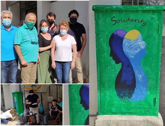 Οι άνθρωποι του Οικοτροφείου Ε.Π.Α.Ψ.Υ. Λαμίας «ζωγράφισαν» την αλληλεγγύη