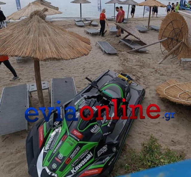 Συνελήφθη ο χειριστής του jet ski που βγήκε στην παραλία Κύμης