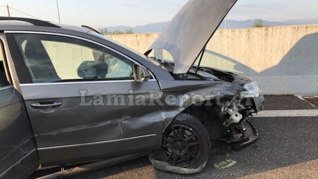 Δυστύχημα στην Εθνική στο ύψος της Θήβας